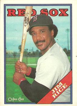 1988 O-Pee-Chee Baseball Cards 061      Jim Rice